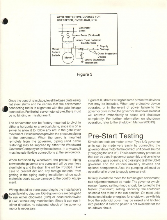 Prime Mover Control History Including Woodward Hydro Manuals