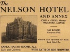 The Nelson Hotel and annex in Rockford, Illinois.