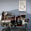 The Boeing type T50 gas turbine engine.