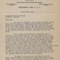 THE HOPPES WATER WHEEL COMPANY LETTER, CIRCA 1931.