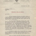 ALLIS-CHALMERS MANUFACTURING COMPANY LETTER, CIRCA 1928