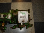 The woodward type PM fuel control on the Bosch fuel pump.
