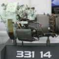 A Honeywell (Garrett) series TPE-331 gas turbine jet engine equipped with a Bendix fuel control system.