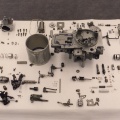 Complete set of Woodward fuel control components for the CF6-80 series jet engine.