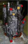 A Woodward control for the G.E. CF6-80C series jet engine.