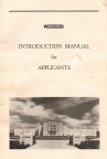 Introduction manual for appilcants.