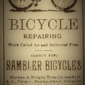 1894 advertisement from Amos Woodward's shop.