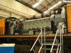 Another EMD diesel engine(710 series) equipped with a Woodward control.
