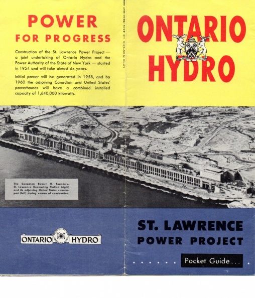 Ontario Hydro project history.