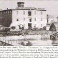 The factory where Amos Woodward developed his first patented governor in 1870.