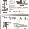 1912 advertisement for Barns Drills.