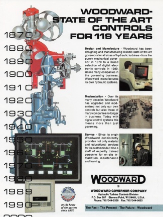 WOODWARD-STATE OF THE ART CONTROLS FOR HYDRO UNTIL THE YEAR 2000.