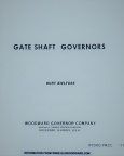 Woodward Gate Shaft Type Governors.  By Burt Bielfuss.
