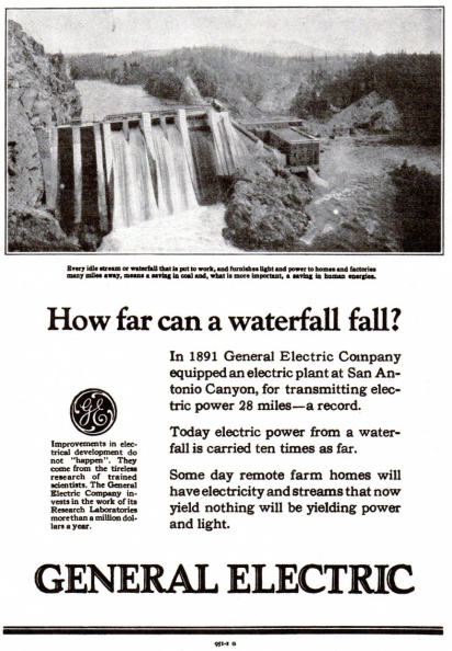 GENERAL ELECTRIC COMPANY ADVERTISEMENT.