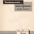 Elmer Woodward's fundamentals of speed governing.