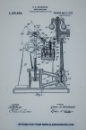 ELMER WOODWARD OIL PRESSURE SPEED REGULATOR PATENT NUMBER 1,106,434, CIRCA 1912.