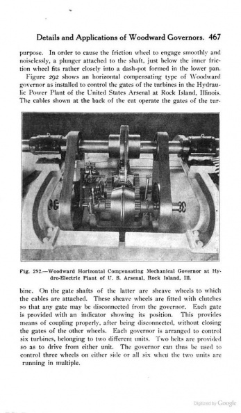 Woodward Governor Company's horizontal water wheel governor application.