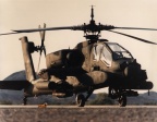 AH-64D APACHE HELICOPTER WITH WOODWARD CONTROLS 
