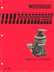 Woodward CSSA propeller governor manual 33194.