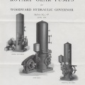 WOODWARD ROTORY GEAR PUMPS (CIRCA 1939) FOR GATESHAFT TYPE GOVERNORS.