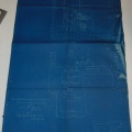 Blueprint drawing history saved from the trash.