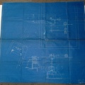 More donated vintage blueprints of hydro turbines.