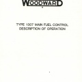 Woodward type 1307 fuel control for the J79 jet engine.