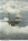 An F16 Fighter Jet.