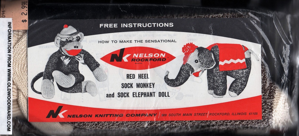 The Nelson Knitting Company sock patent number 304,817.