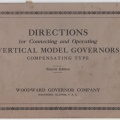 An original product catalogue from the Woodward Governor Company.