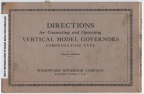 An original product catalogue from the Woodward Governor Company.
