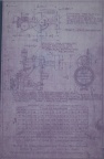 Woodward Governor Company blue print drawing from 1922.