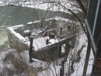 An abandoned Mill with a Woodward size C water wheel governor shown.