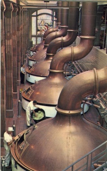 The Pabst Brewery Brew House in the good old days.