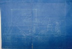 Blue print drawing history project.