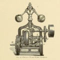 An 1882 catalogue showing the Amos Woodward Water Wheel Governor.