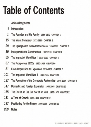 Table of Contents.