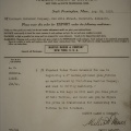 Letter to Woodward Governor Company for a size 3 Water Wheel Governor, circa 1913.