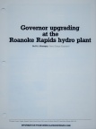 Governor upgrading at the Roanoke Rapids hydro plant.