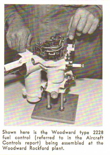The Woodward 2228 series fuel control, circa 1967.