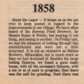 From Brewer Brad's archives on the Stevens Point Brewery history from 1858.