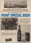 Point Special Beer advertisement from the archives.