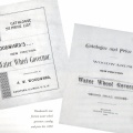 Amos Woodward's new 1892 Water Wheel Governor Catalogue.