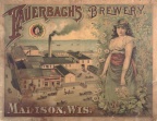 Fauerback Brewing Company in Madison, circa 1884 painting.