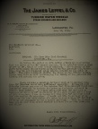 The James Leffel Company letter, circa November 13,1918.