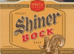 Shiner Bock beer.