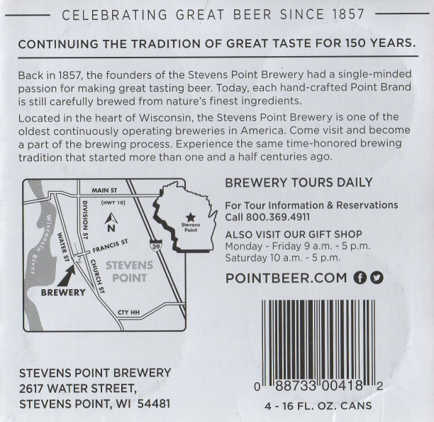 Stevens Point Brewery.