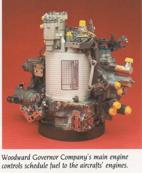 The Woodward main engine fuel control for the CFM56-3 jet engine.