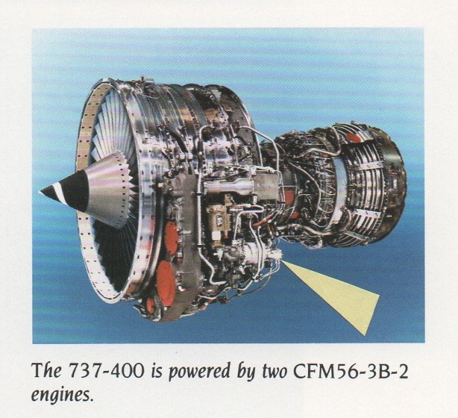 Looking at a CFM56-3 series jet engine with a Woodward fuel control