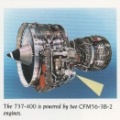 Looking at a CFM56-3 series jet engine with a Woodward fuel control